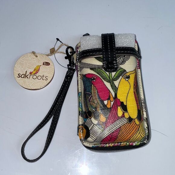 NWT Sakroots Artist Circle Peace Print smartphone wristlet - Picture 1 of 6